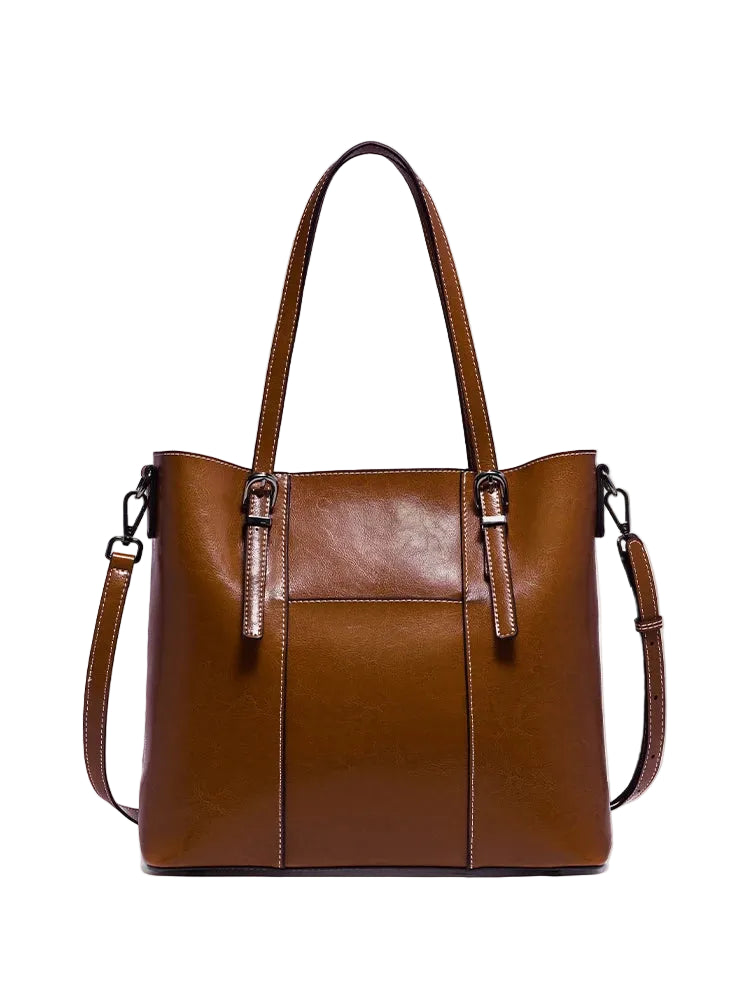 Sac  à main Tote cuir véritable Femme – Compartiment Ordi & Voyage