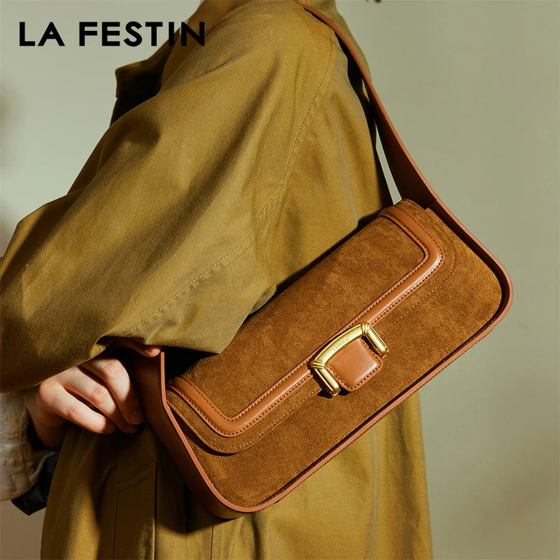 Sac tote cuir LAFESTIN– Structure Rigide Fermeture Hasp