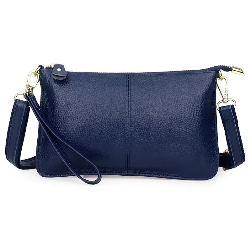 Sac bandoulière Satchel Croisé Cuir Véritable Vintage Candy