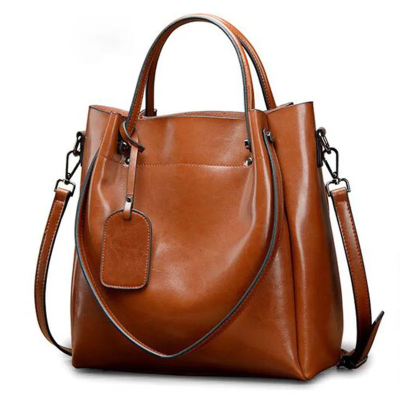 Genuine Leather Bags For Women Messenger Handbags Women Famous Brands Fashion Luxury Shoulder Bags MYNELIA