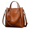 Genuine Leather Bags For Women Messenger Handbags Women Famous Brands Fashion Luxury Shoulder Bags MYNELIA