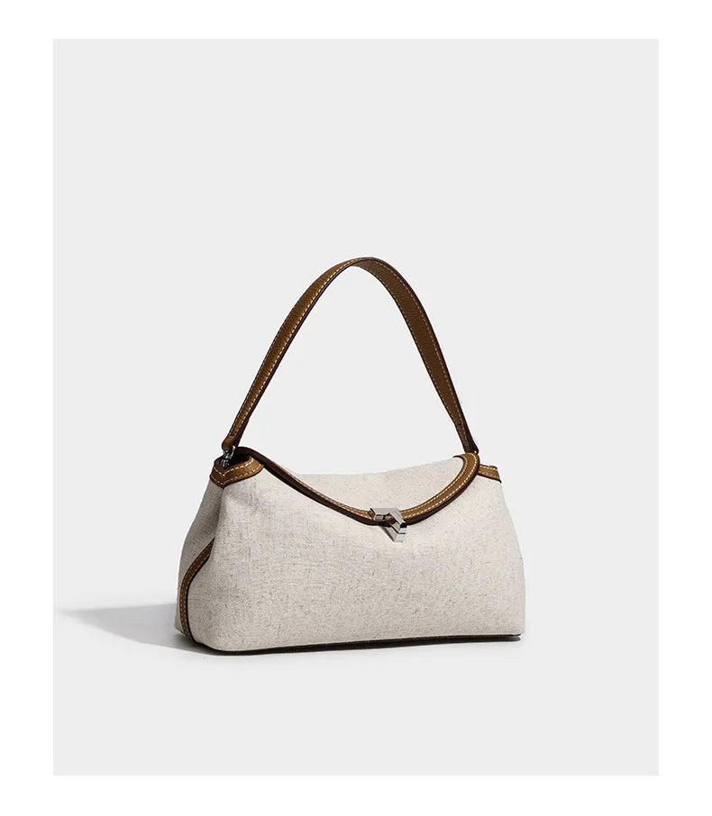 Sac à main Minimaliste-Cuir verni — Le Quotidien Épuré MYNELIA
