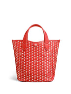 Sac Bucket Canvas Monogramme – Motif géométrique,Coutures contrastées