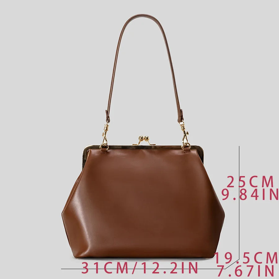Sac à Main de Luxe à Fermoir pour Femmes MYNELIA