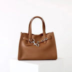 Handtasche Tote Echtleder – Paillettenapplikationen Casual