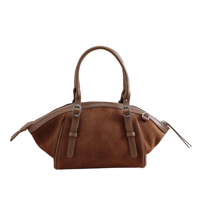 Sac en cuir Hobo daim – Douceur Vintage Automne-Hiver