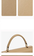 Sac tote fuir véritable fait main – Kaki & Bleu