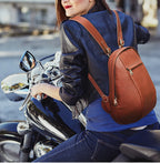 Sac à dos en cuir véritable – Intercalaire Ordinateur