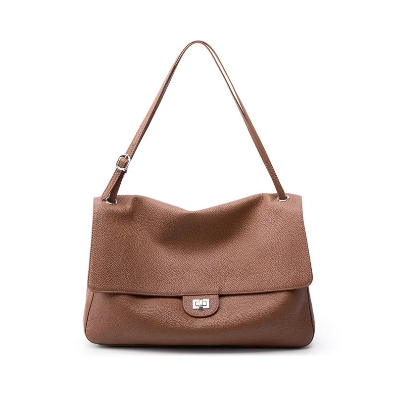 Umhängetasche aus echtem Top-Grain-Leder – Koreanischer Stil