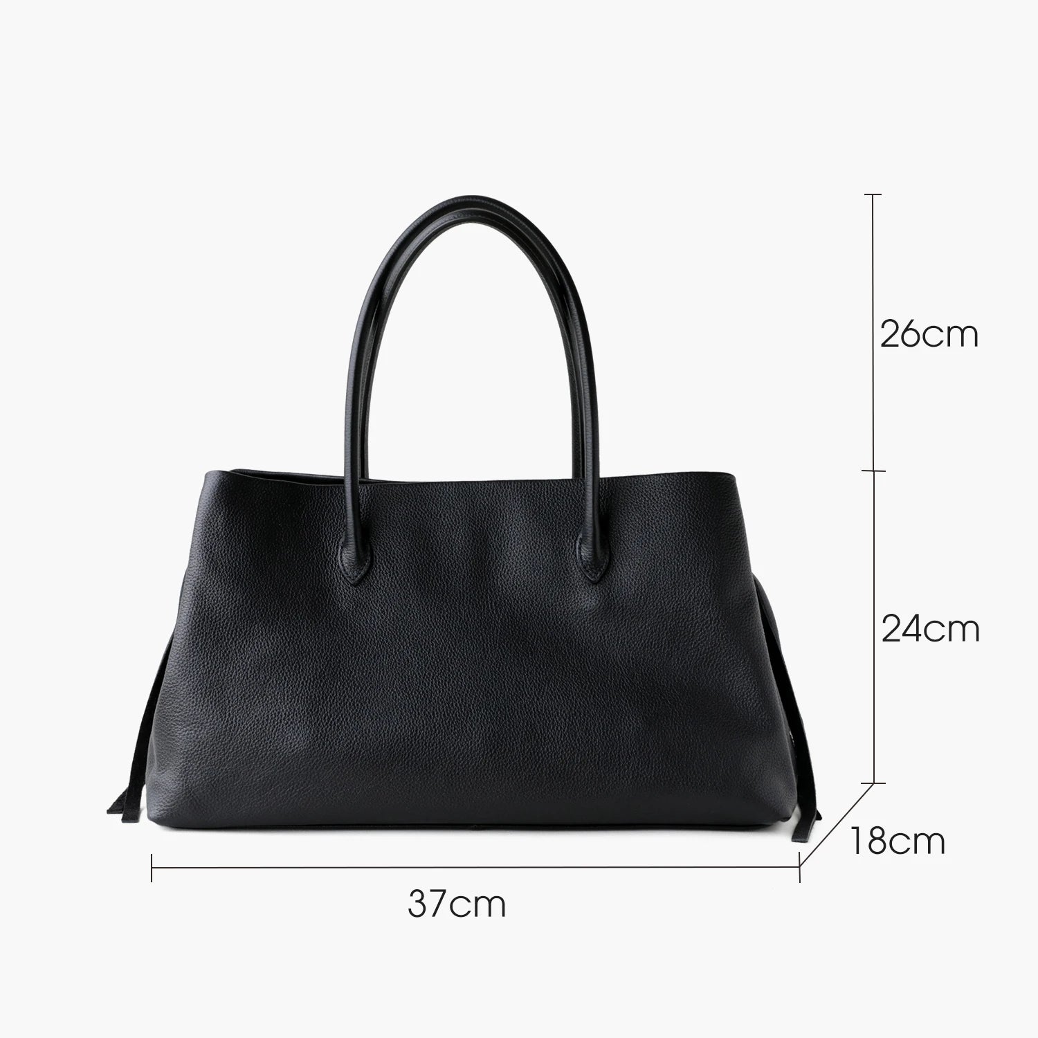 Grand sac Tote Cuir Véritable Femme – Suède Naturel & Cuir MYNELIA