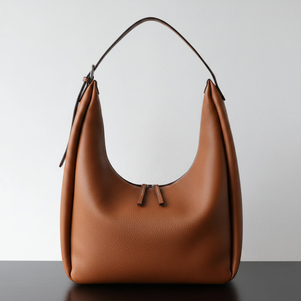Sac à main Tote Cuir pleine fleur 100% Véritable|Grand Format Femme MYNELIA