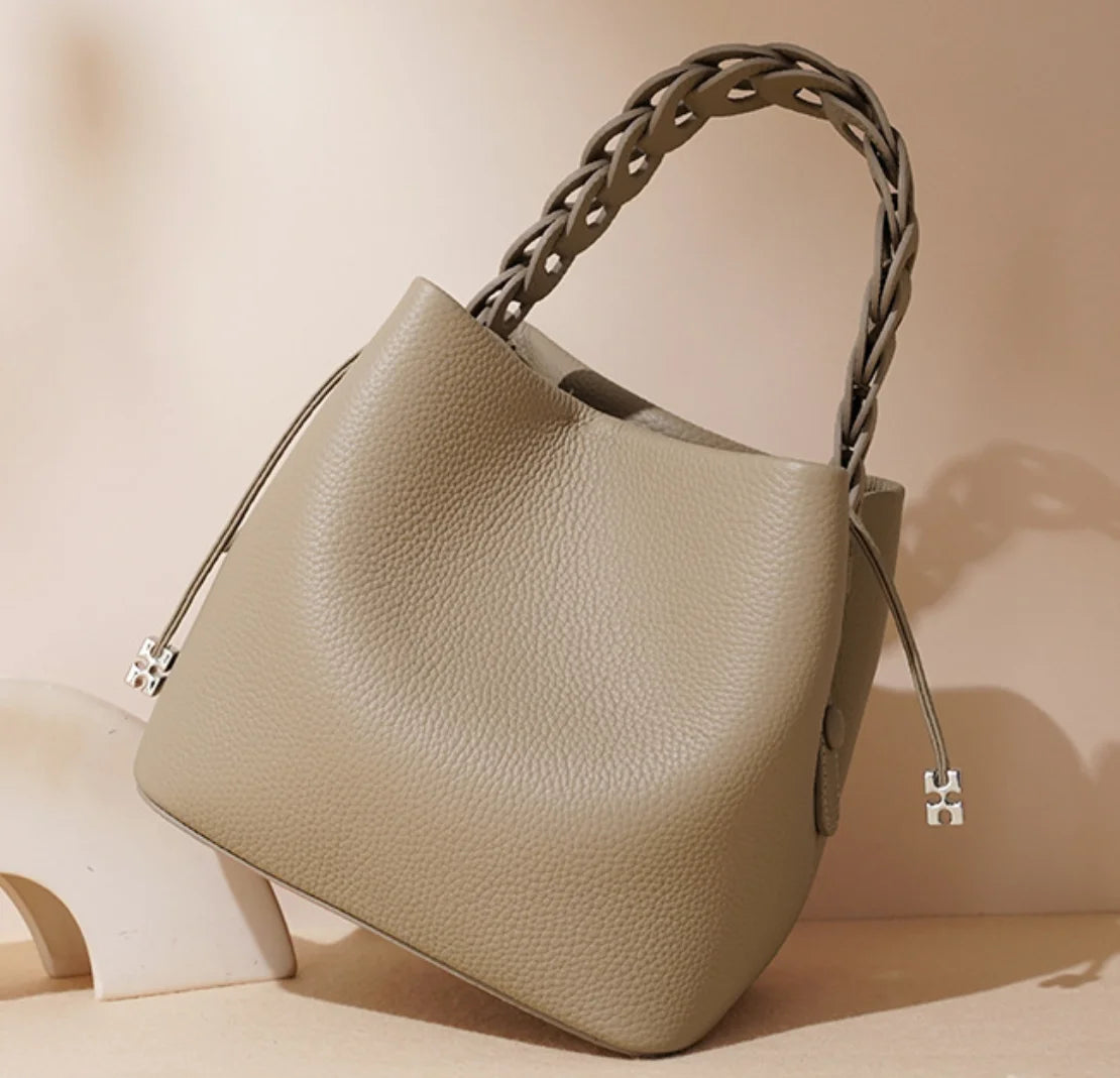 Sac à main cuir véritable – Vachette Texturée & Style Parisien Chic