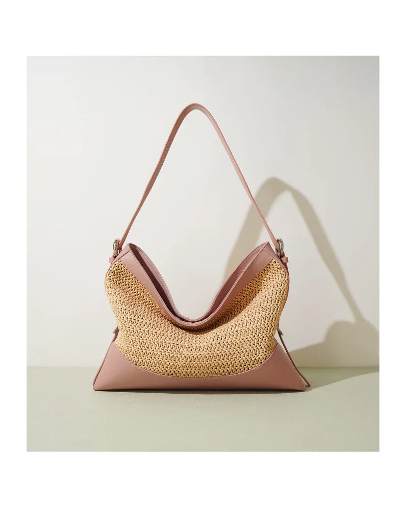 Sac à bandoulière Tote  Tressée Artisanale – Bohème Chic Été
