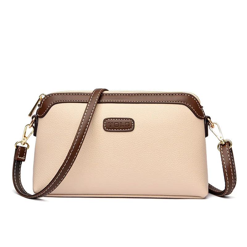 Sac à main bandoulière cuir véritable Femme — L’Essentiel Luxueux MYNELIA