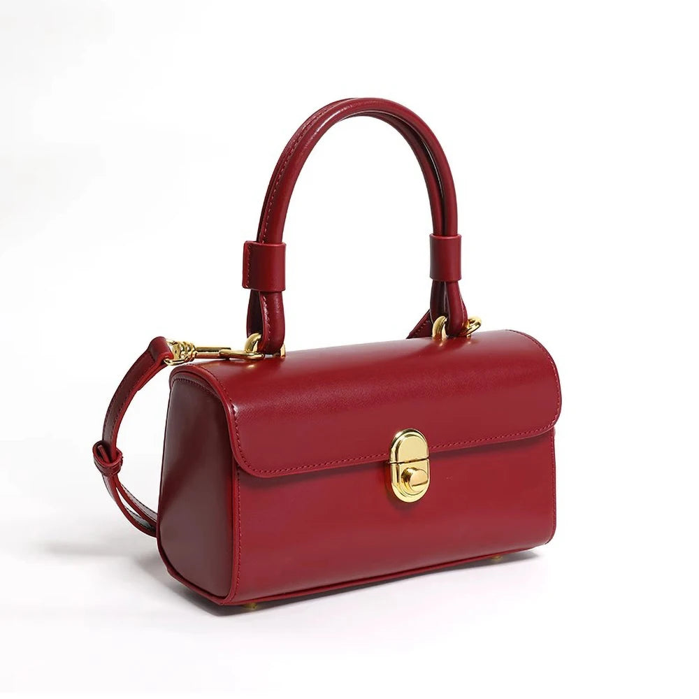 Luxuriöse Braut-Rote Hochzeitstasche Hochwertige Große Kapazität Handtasche Koreanisches Temperament Elegante Damen Vielseitige Umhängetaschen