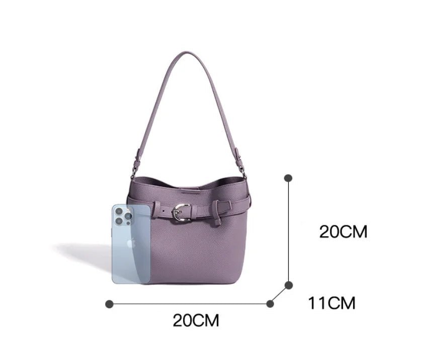 Sac seau cuir véritable – Style Coréen