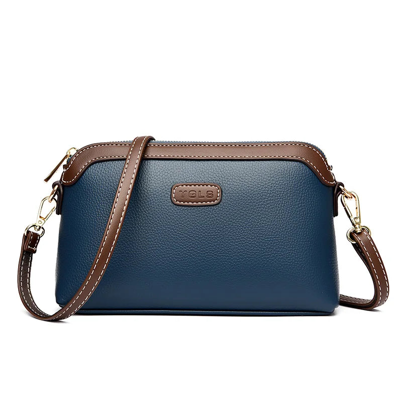 Sac à main bandoulière cuir véritable Femme — L’Essentiel Luxueux MYNELIA