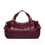 Sac à main en simili cuir souple plissé grande capacité. MYNELIA