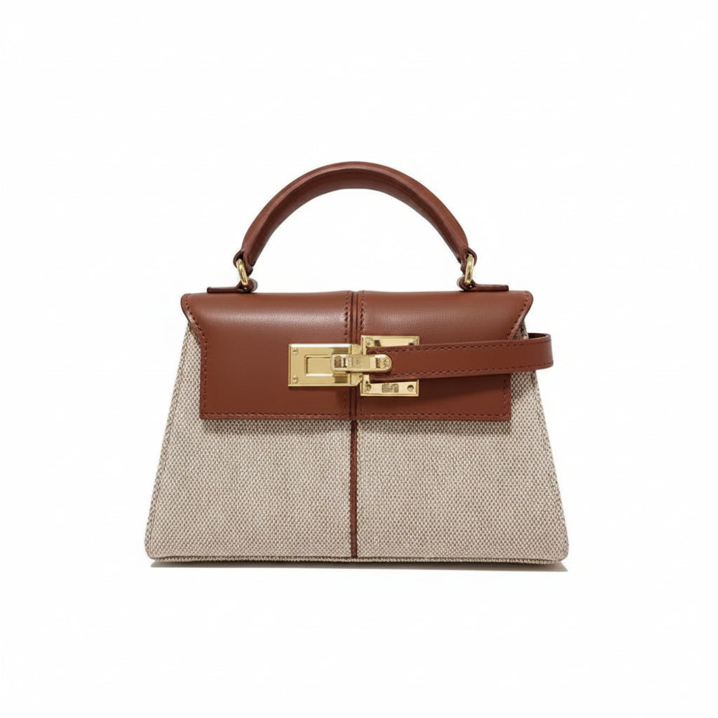 Sac à main trapézoïdal en cuir PU | Élégant & Polyvalent MYNELIA
