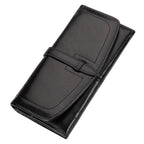 Grand portefeuille cuir véritable-Anti-RFID, Zip & Multi-compartiments MYNELIA