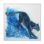 Foulard carré femme en soie imprimée – 90 × 90 cm