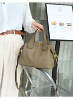 Sac à main en cuir véritable  – Élégance Intemporelle MYNELIA