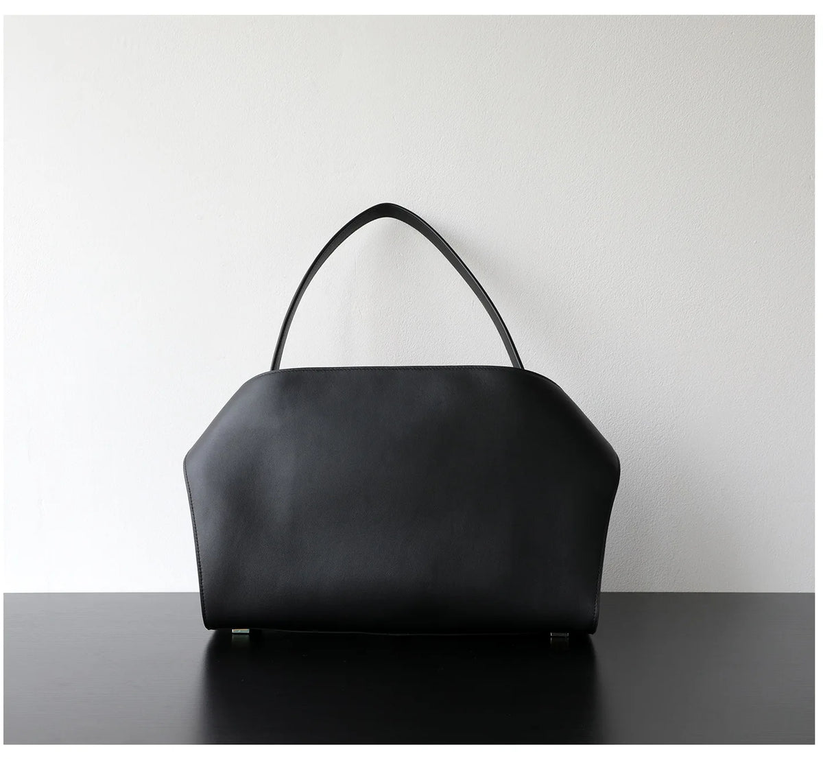 Sac Tote en Cuir  Véritable Appliqués Déco
