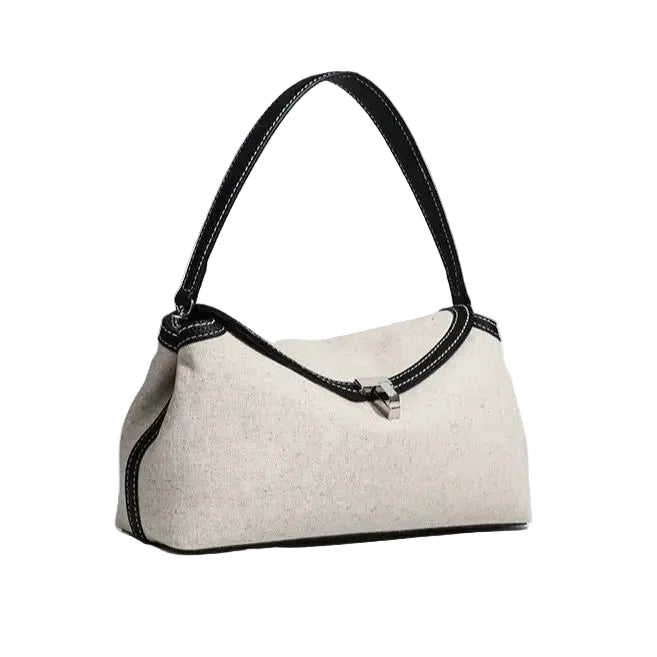 Sac à main Minimaliste-Cuir verni — Le Quotidien Épuré MYNELIA