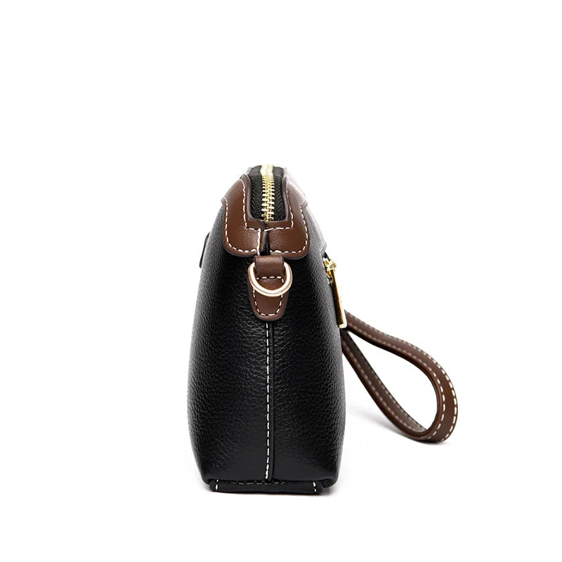 Sac à main bandoulière cuir véritable Femme — L’Essentiel Luxueux MYNELIA
