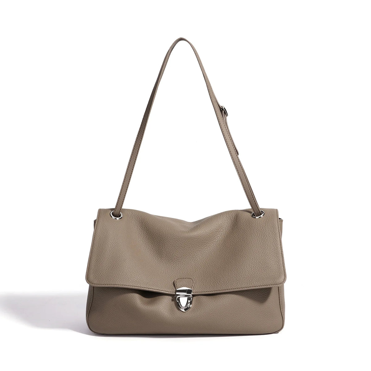 Sac en cuir véritable Satchel  Rabat Sequins