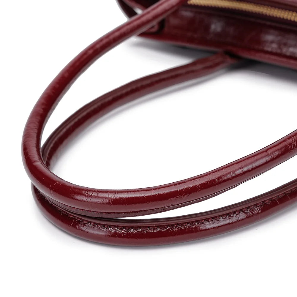 Sac à bandoulière Boston – Cuir ciré Microfibre