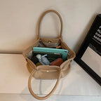 Sac à main tote Femme en cuir PU – Grande capacité,Double bandoulière