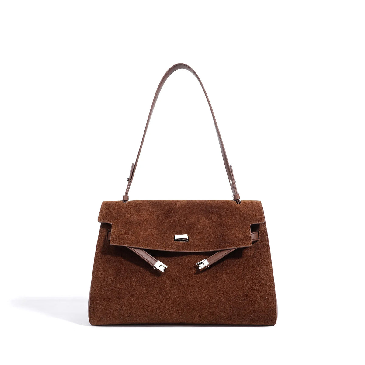 Sac Tote en Cuir Véritable Vintage Minimaliste