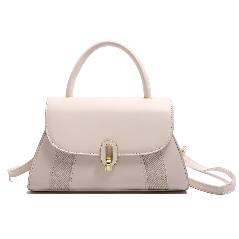 Sac  bandoulière PU Cuir Boucle Cadenas Femme