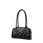 GOLF QUALITY Elegante weiche PU-Leder Boston Tasche für Damen Einzelschulter Umhängetasche Einfarbige Handtasche Sling Umhängetasche