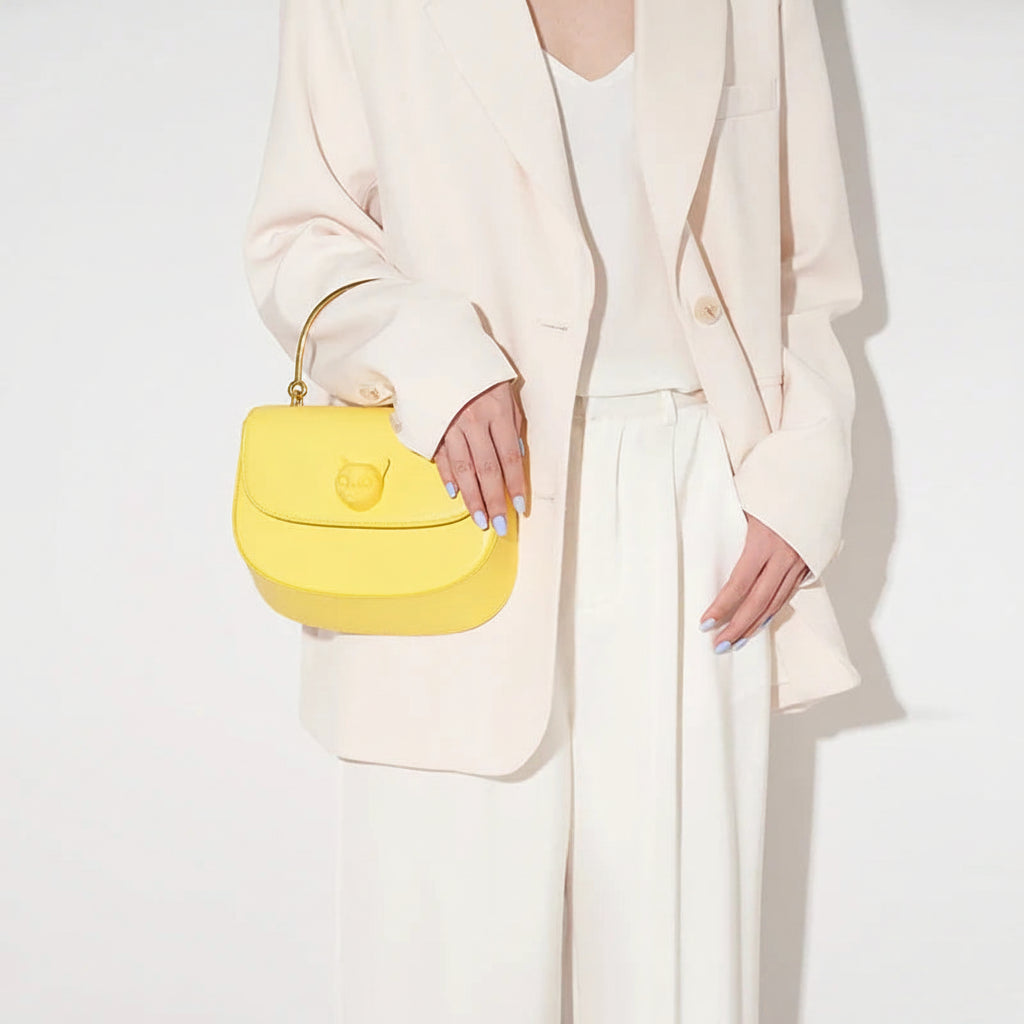 Sac demi-lune cuir véritable LAFESTIN