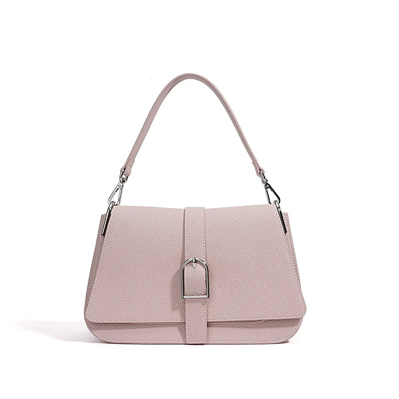 Sac bucket en cuir véritable souple – Doublure Cuir, Fermeture Hasp