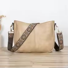 Sac à main en cuir vegan Éco-Responsable – Forme rectangulaire, Poche Zip