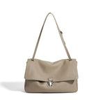 Sac en cuir véritable Satchel  Rabat Sequins