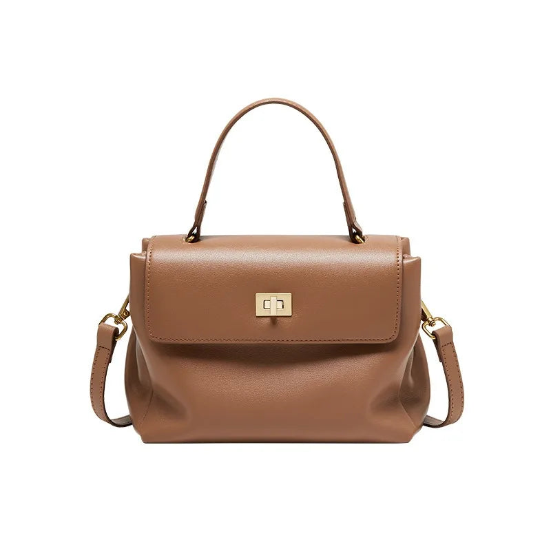 Sac Tote Cuir Véritable Souple Format Compact