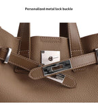 2026 Frühling Neue Damen Retro Echtes Rindsleder Tragetasche Weibliche Luxus Designer Schulter-Unterarmtaschen Nische Umhängetasche