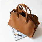 Sac Tote cuir véritable Femme – Style Rétro grande capacité