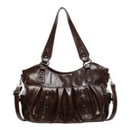 Sac bandoulière rétro – Cuir PU Souple - Style vintage