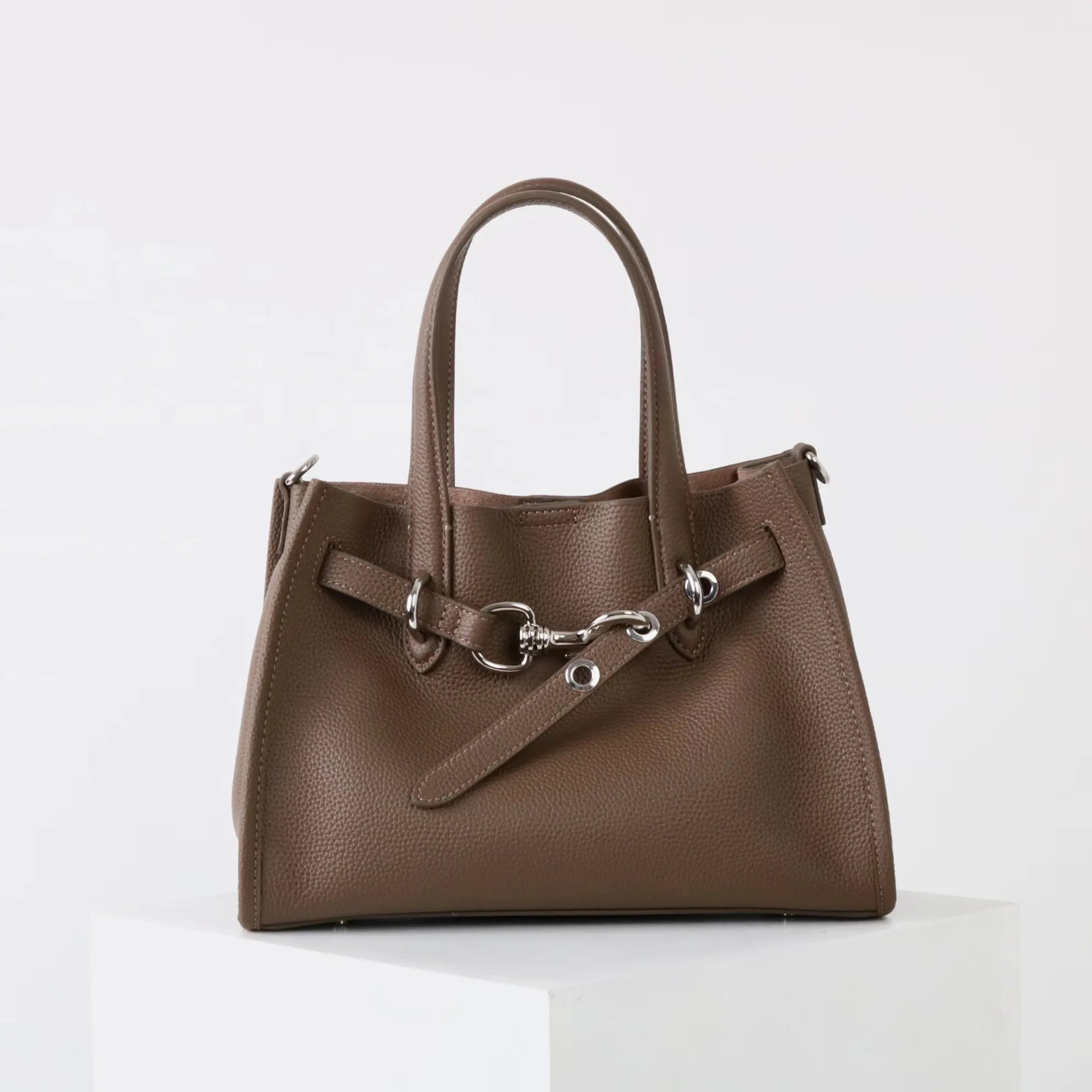 Sac Cabas Tote Cuir Vache Véritable Femme – Appliqués Sequins Casual Commuter 2 Tailles 6 Coloris