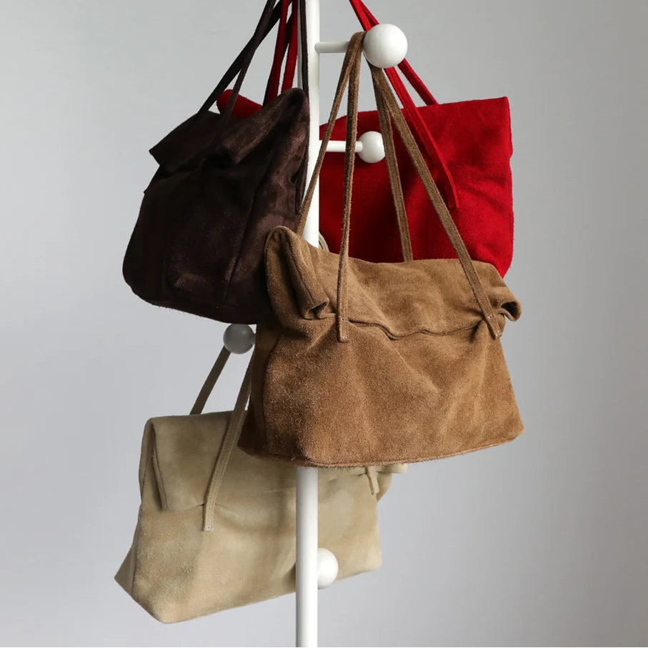 Sac Tote femme en cuir de vache véritable souple MYNELIA