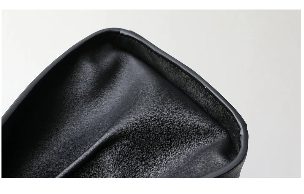 Sac Tote en Cuir  Véritable Appliqués Déco