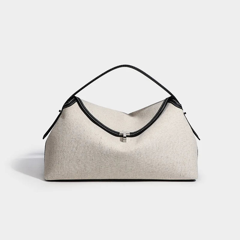 Sac à main Minimaliste-Cuir verni — Le Quotidien Épuré MYNELIA