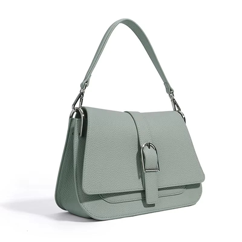 Sac bucket en cuir véritable souple – Doublure Cuir, Fermeture Hasp