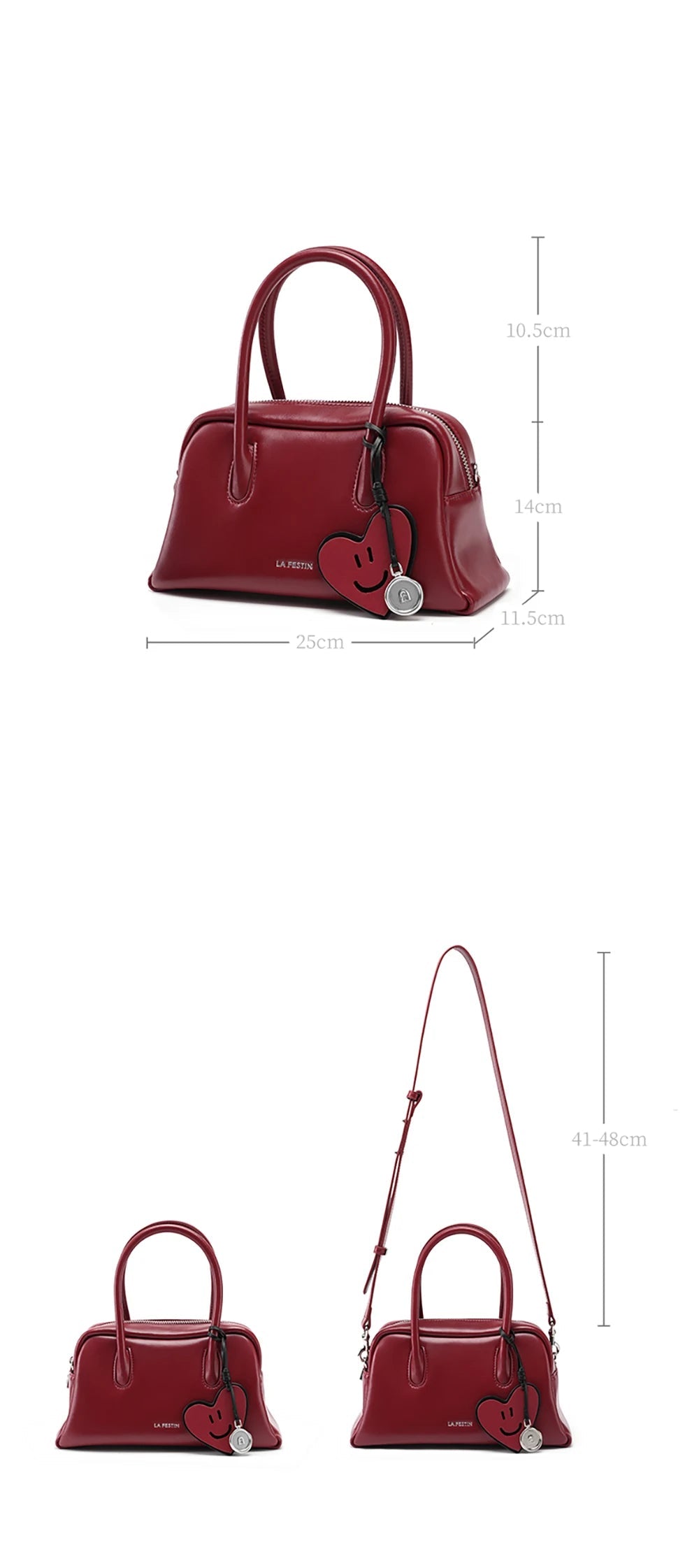 Sac Tote La Festin Cuir Refendu Fashion – Bandoulière & Croisé