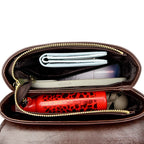 Luxuriöse Umhängetasche mit großer Kapazität, mehrschichtig, hochwertiges Leder, Handtasche, Damen, Designer-Umhängetasche, Tragetasche für Damen
